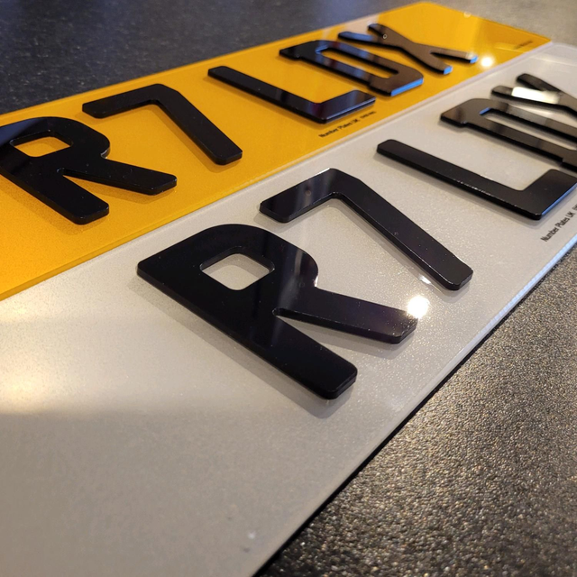 3mm Gloss Black 4D Laser Cut