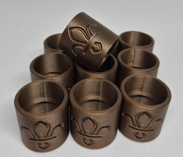 Woggle - Metallic - Copper Umber - 10 Pack