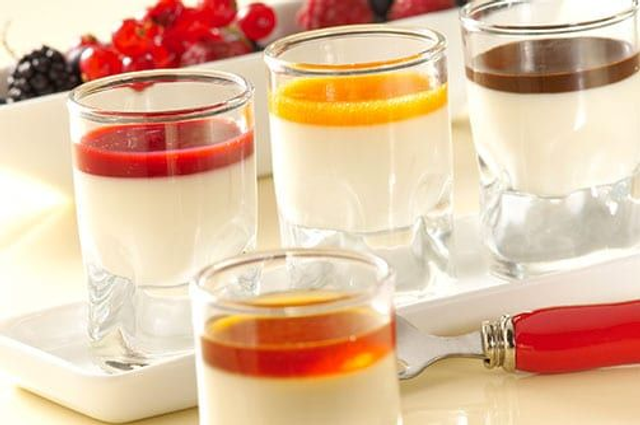 panacotta maison coulis au choix 