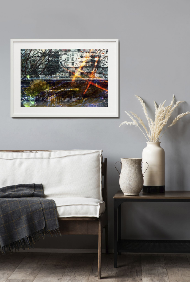 création, photographie expérimental : "seine-Paris" : Esprit Bohème