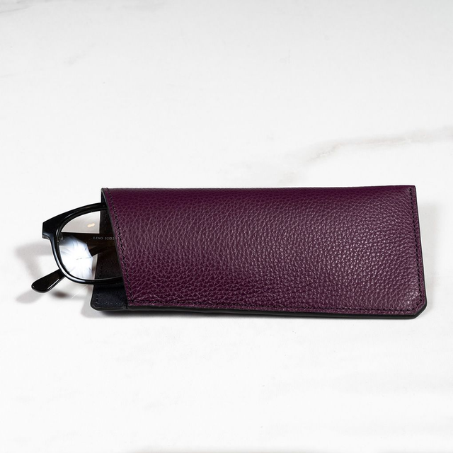 Astuccio per Occhiali | Bordò Leather - Mr. Trevis