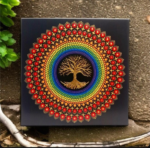 Décoration Murale - Tableau Arbre de vie