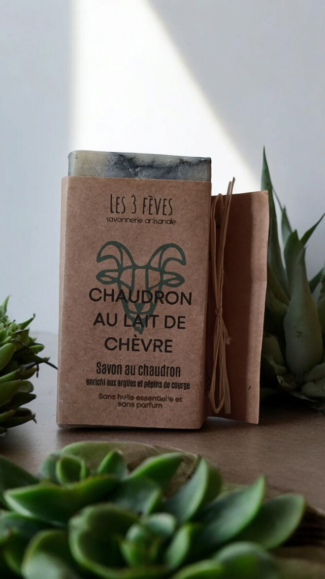 SAVON CHAUDRON AU LAIT DE CHÈVRE