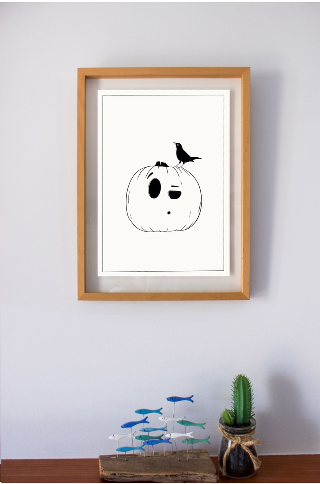 Illustration l Citrouille blanche