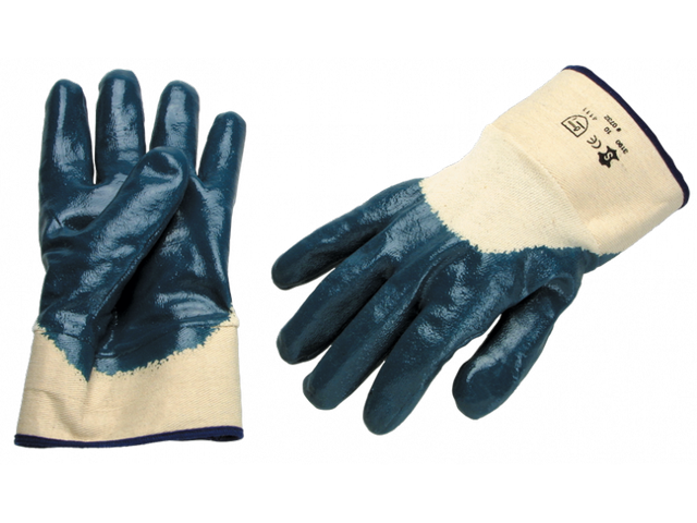 H7/3190 NBR, ventilerende rug, canvas kap, maat 9