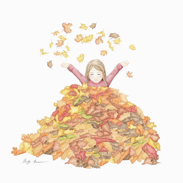 Impression d&#039;art - Les feuilles d&#039;automne 