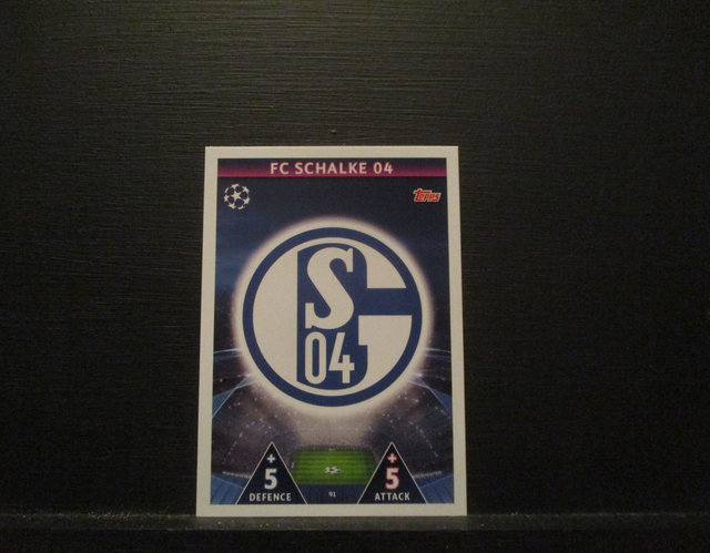 FC SCHALKE 04 - UEFA Champions League Match Attax 2018/19 Original Trading Card #91