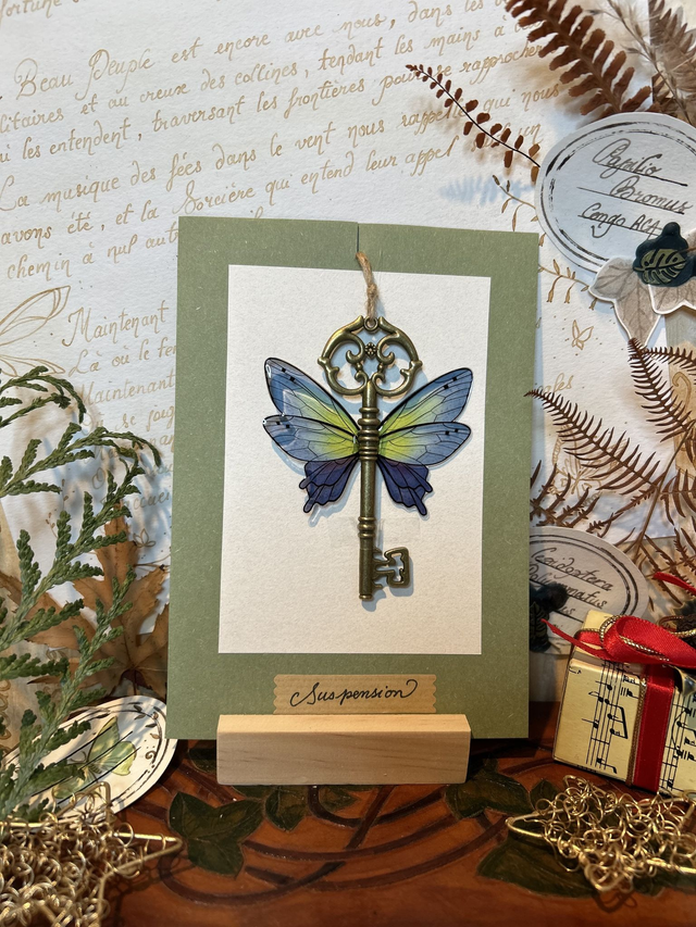 Clé Féerique - Papillon Fairy Irisaë