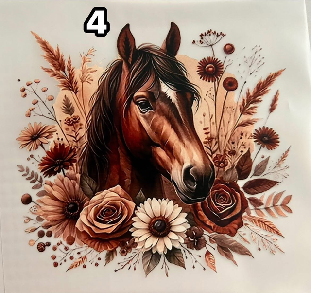 Coffret à personnaliser Tote Bag avec DTF cheval et porte-clés Selle 2D