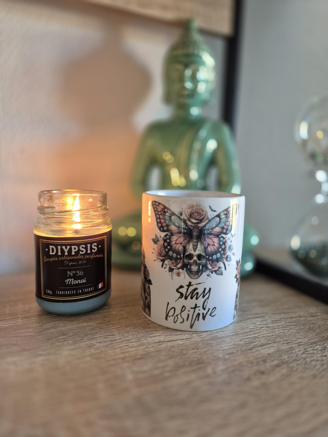 Mug &quot;Stay positive&quot;