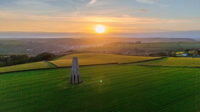 The Daymark At Sunset