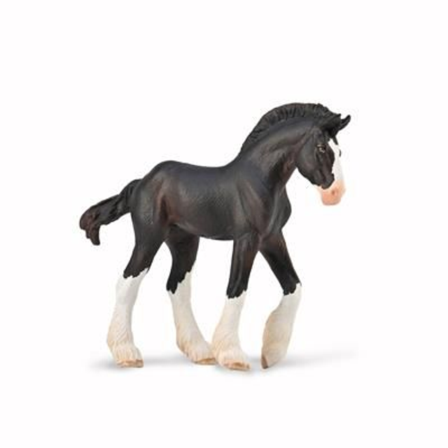 Collecta Pays du cheval >  Chevaux - Échelle 1:20    88982  Poulain Clydesdale - Noir