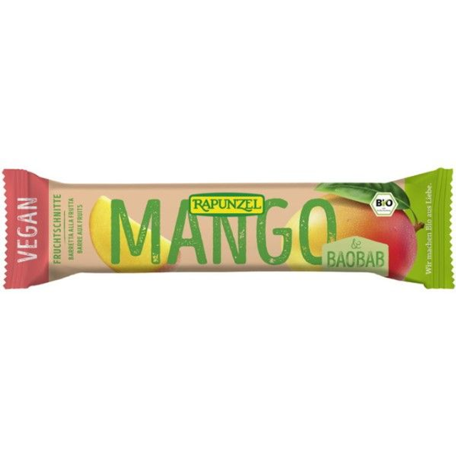 Rapunzel Fruchtschnitte Mango-Baobab 40g