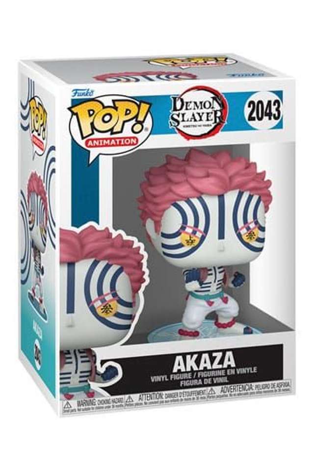 (Preordine consegna prevista 07/2026) Funko POP Akaza Demon Slayer #2043 Vinyl Figure 9cm 