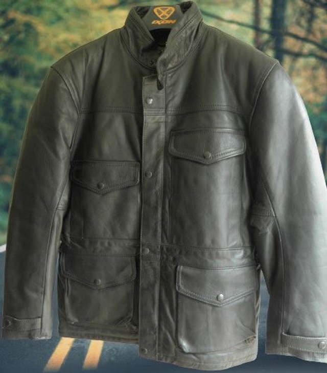 blouson cuir FUZIO COMBAT