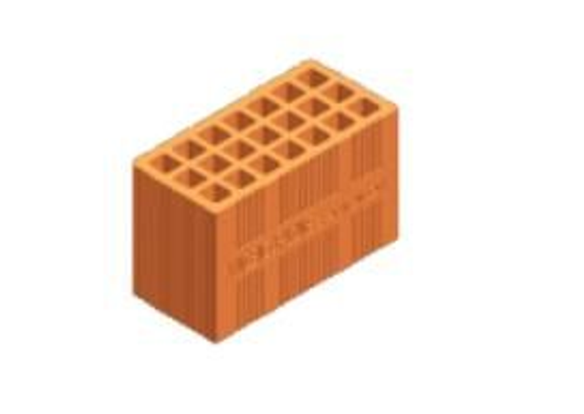 Mattoni 21 fori h.15 cm. - Pilone