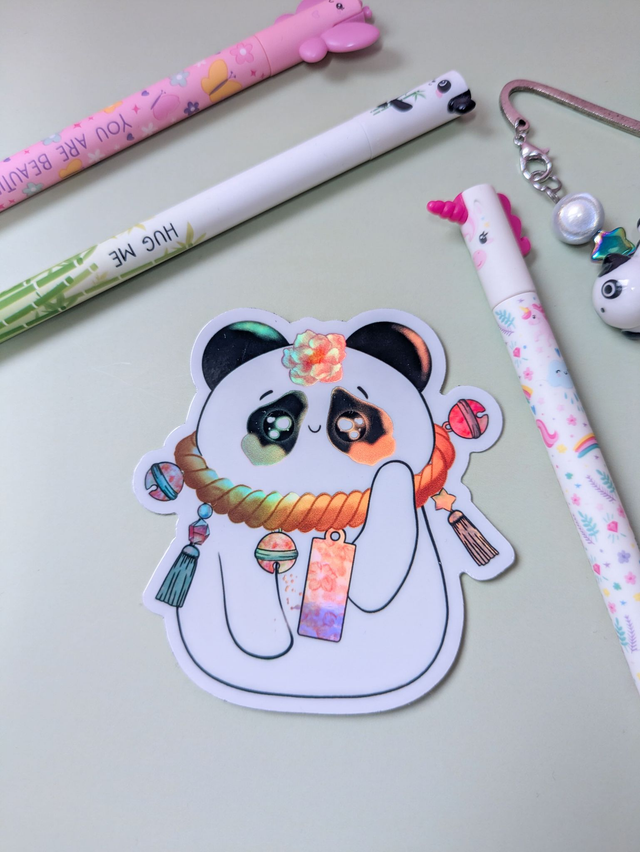 Stickers Maneki Panda 