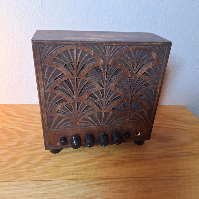 Retro Art Deco Stereo Bluetooth Guitar Amplifier