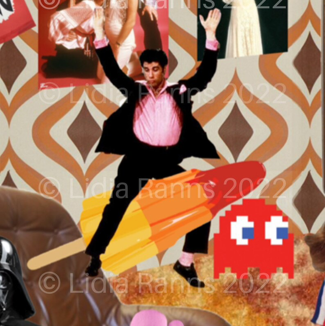 Retropolis - Pop Art Style Collage Art by Lidia Ranns