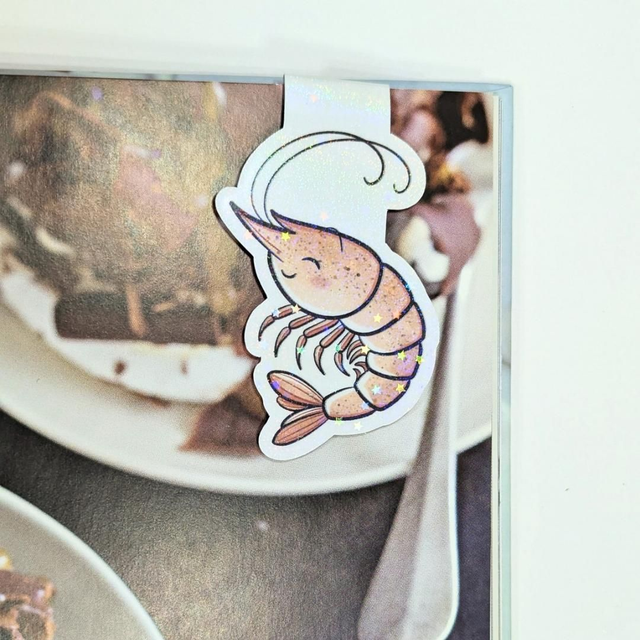 Marque-page magnétique Crevette