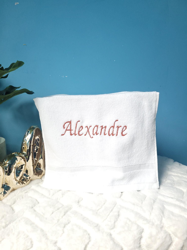 Serviette brodée Alexandre 