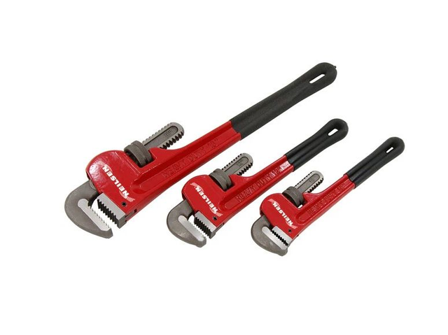 3pc pipe wrench set