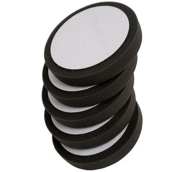 Soft Black Hook &amp; Loop Polishing Pad 150mm X 30Mm,