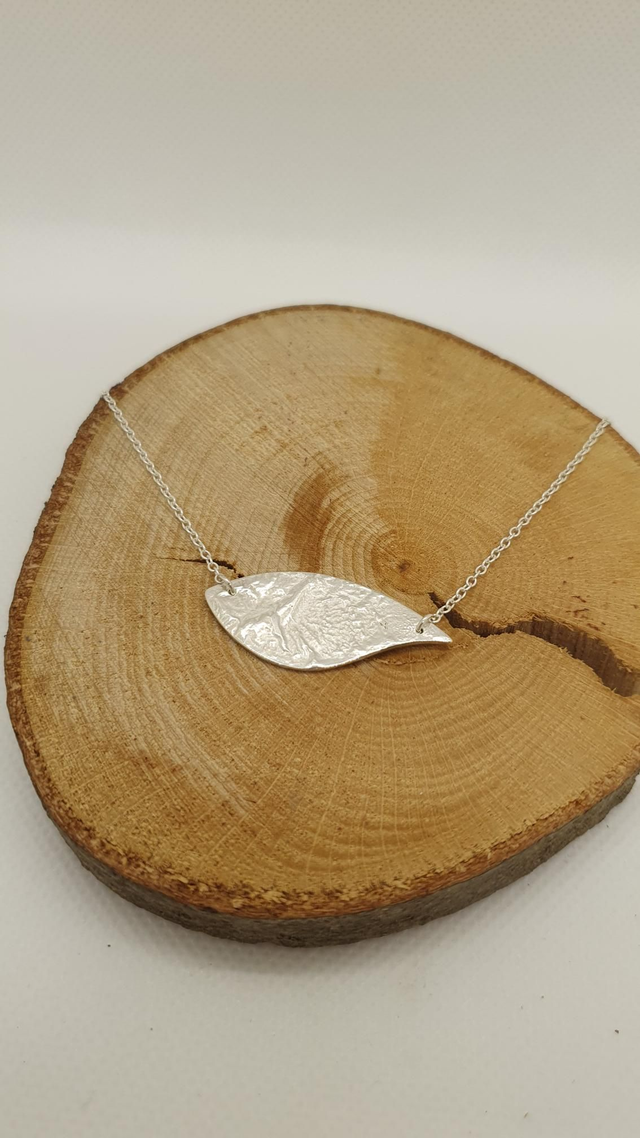 Collier "Écume" - Argent massif réticulé