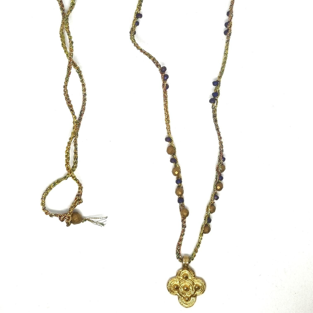 Collier sautoir New Delhi 1