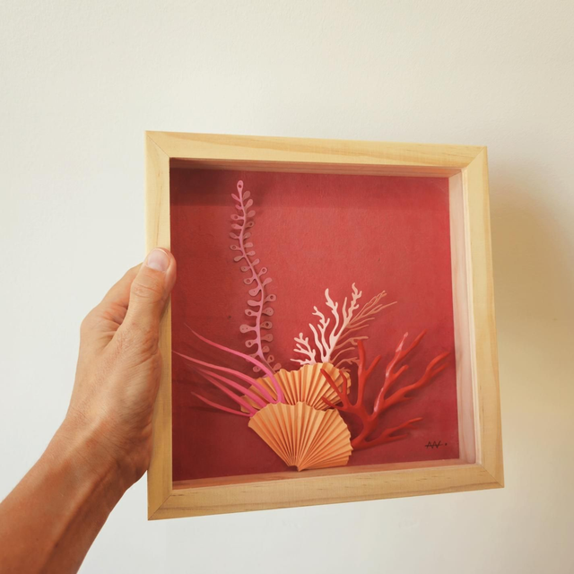 Récif rouge orangé