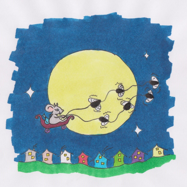 La petite souris et le traîneau à mouche