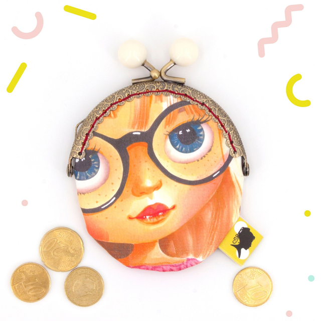 Porte monnaie clip LAURENCE