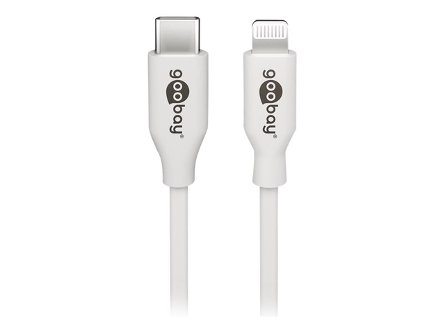 Goobay Lightning-kabel 2m hvid MFi