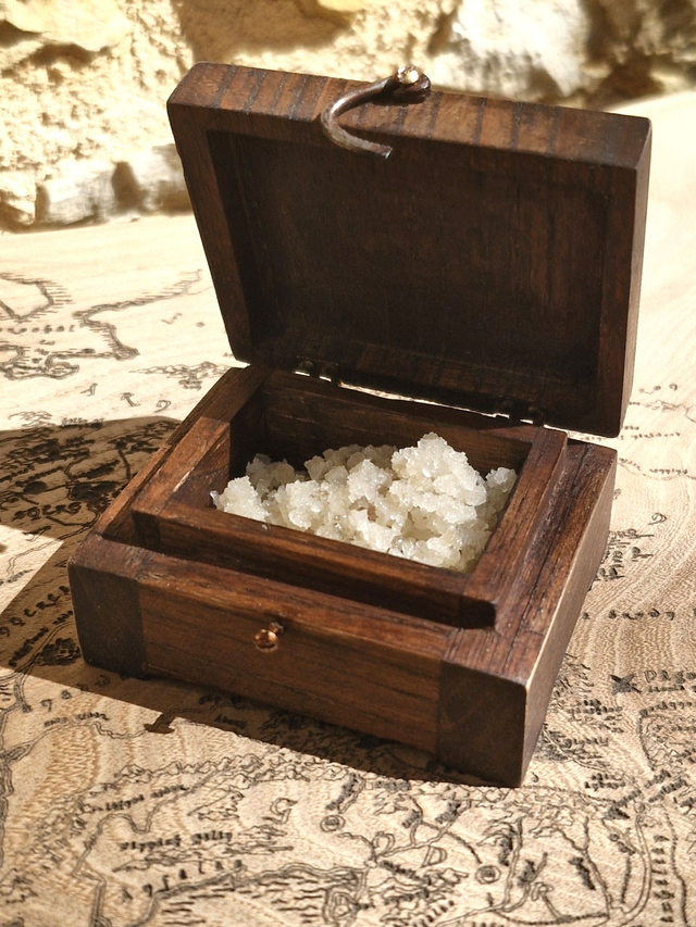 Boîte à sel de Sam le brave réalisée en bois massif - l'Artelier de Julien