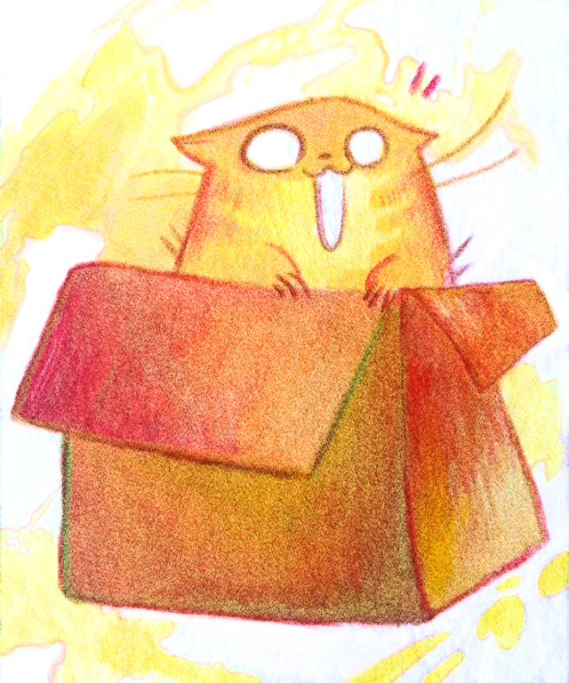 Chat Patate - Classique - Carton