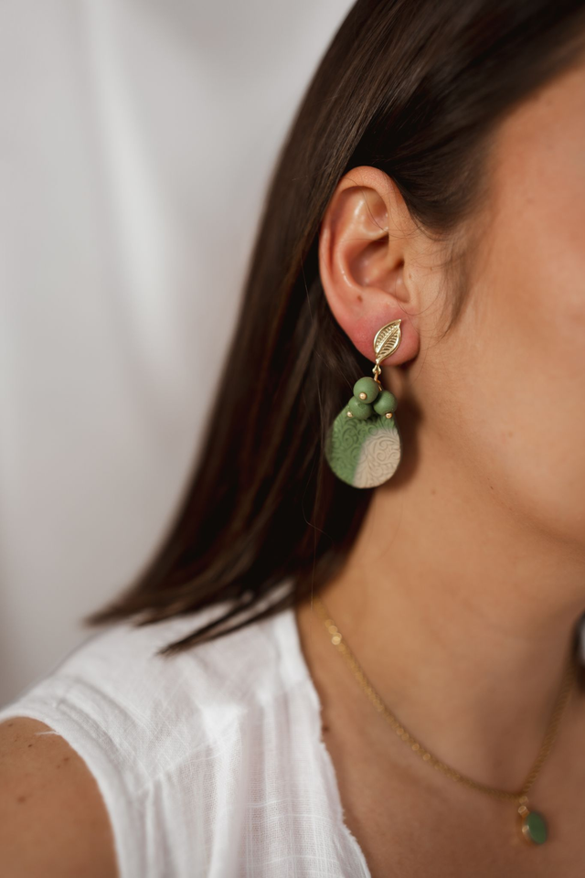 Polymer Clay Earrings ~ Berrie