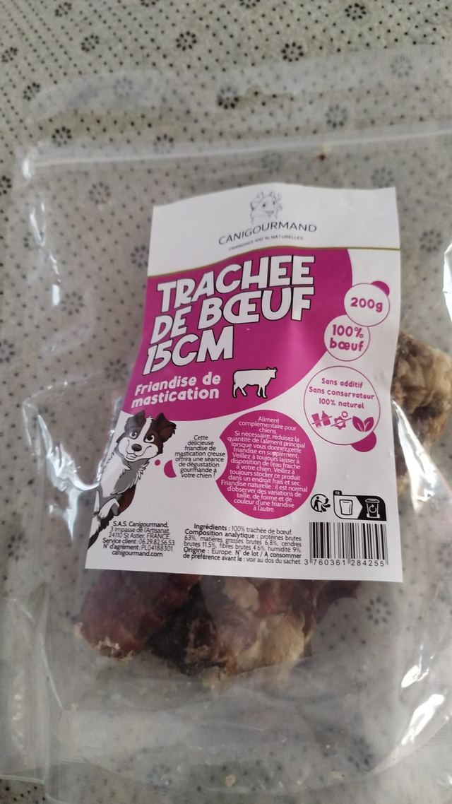 Trachées de boeuf