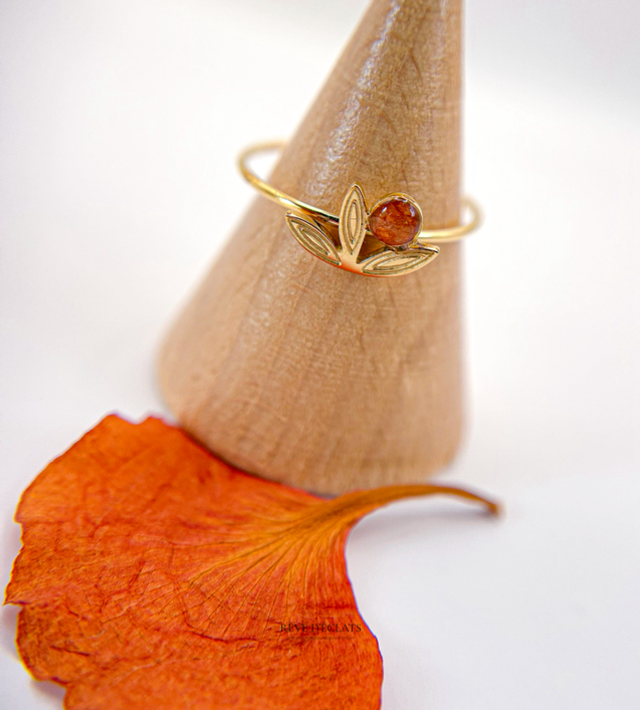 Bague - Fleur de flamboyant