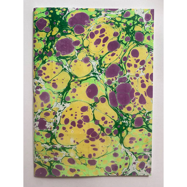 Softbound Notebook, Yellow And Purple Stone