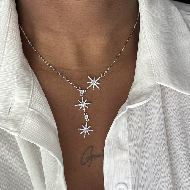 Collier Celestia -Argenté 