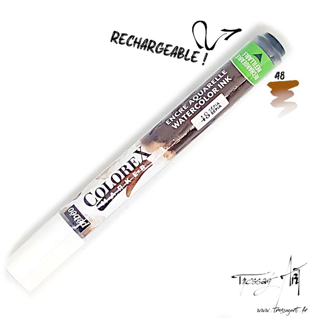 PEBEO - MARQUEUR AQUARELLE COLOREX - SEPIA - PB010048