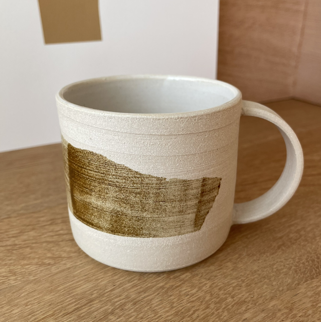 Tape Landscape Mug - Hand-thrown Stoneware