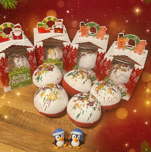 Christmas “Surprise Inside” Bath Bomb