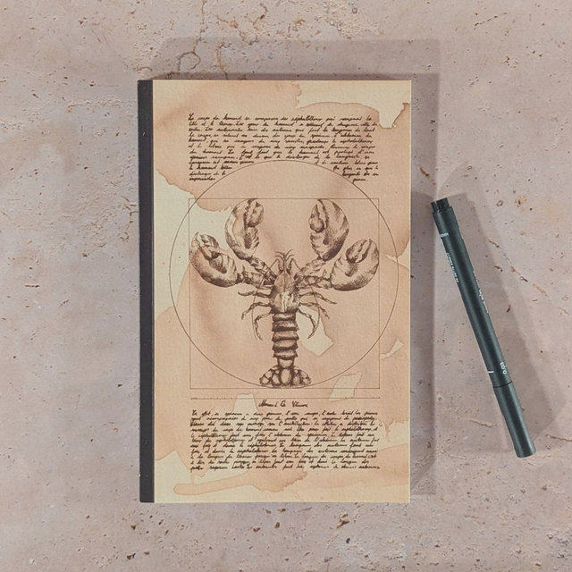Carnet A5 - Café - Homard De Vitruve