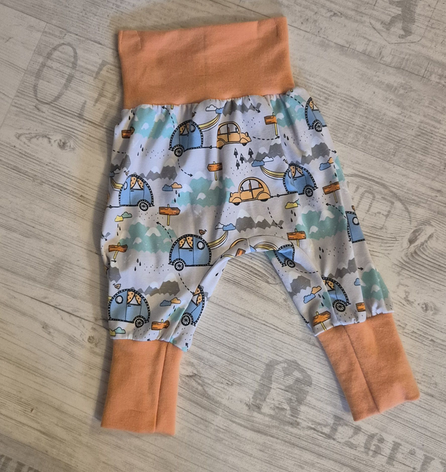 BIO Baby-Pumphose Mitwachshose Wohnwagen, # 74