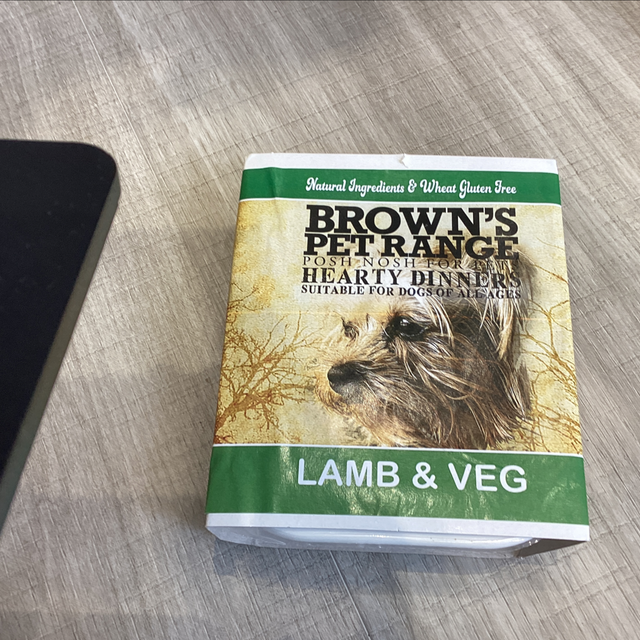 Browns Lamb & veg (wet pack)