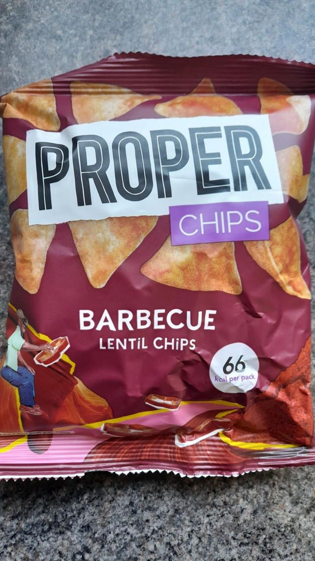 Proper BBQ Lentil chips 14g
