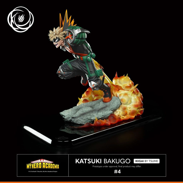 Bakugo Katsuki - My Hero Academia - Statua Ikigai Tsume Art 1/6 (45cm) 💥🤬 (Anche a rate! 👇)