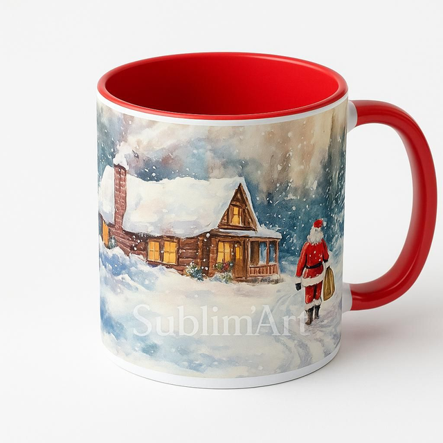 Mug Noël “Cabane du Père Noël”