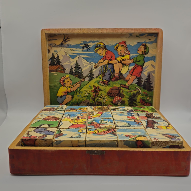 Puzzle cubes années 50 